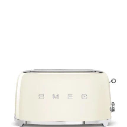SMEG – TSF02CREU – Toaster Grille-pain 4 tranches Années 50 – Crème