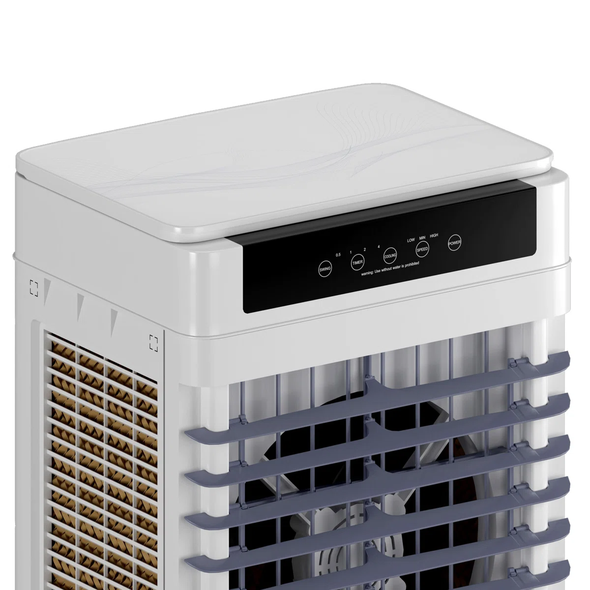 Refroidisseur+par+évaporation+portable+6000+CFM+-+blanc.